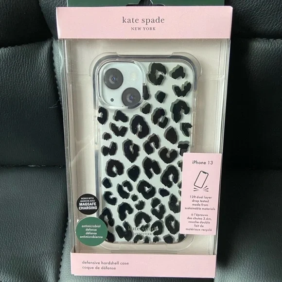 KATE SPADE ** DEFENSIVE ** HARDSHELL PHONE CASE FOR IPHONE 13 - Picture 2 of 6